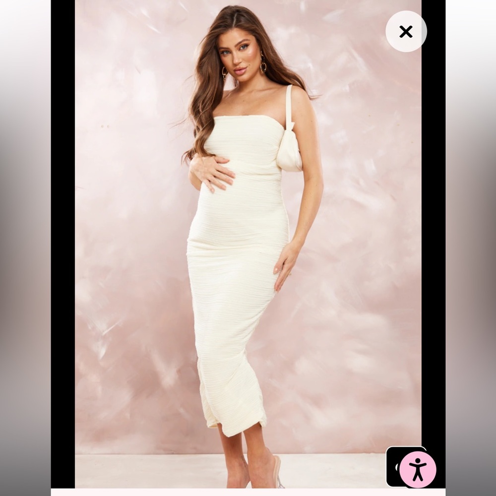 Prettylittlething maternity dress